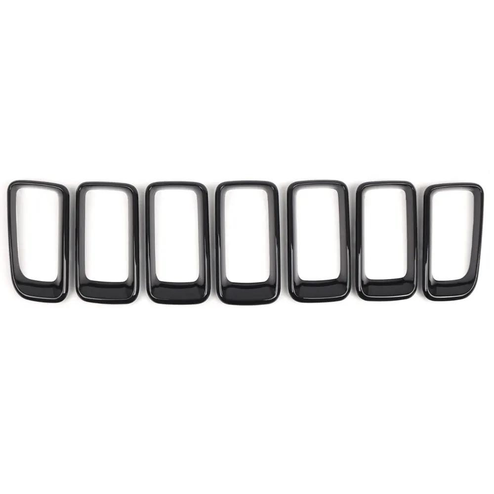 

68109865AA For Jeep Compass 2011 2012 2013 2014 2015 2016 Black Front Center Grilles Covers Car Accessories