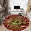 1 Stück Optische Illusion Muster Stuhl Teppich für Büro, Weiche Flanell Überwurfmatte, Perfekt für Büro, Feiertagsparty Dekoration Wahl yy251113161
