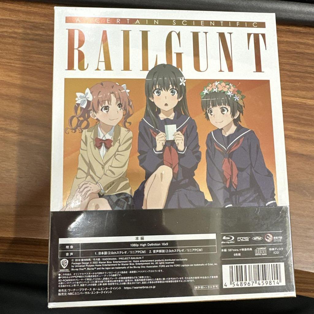 [USED] Blu-ray Disc A Certain Scientific Railgun T Blu-ray First Press Limited Edition
