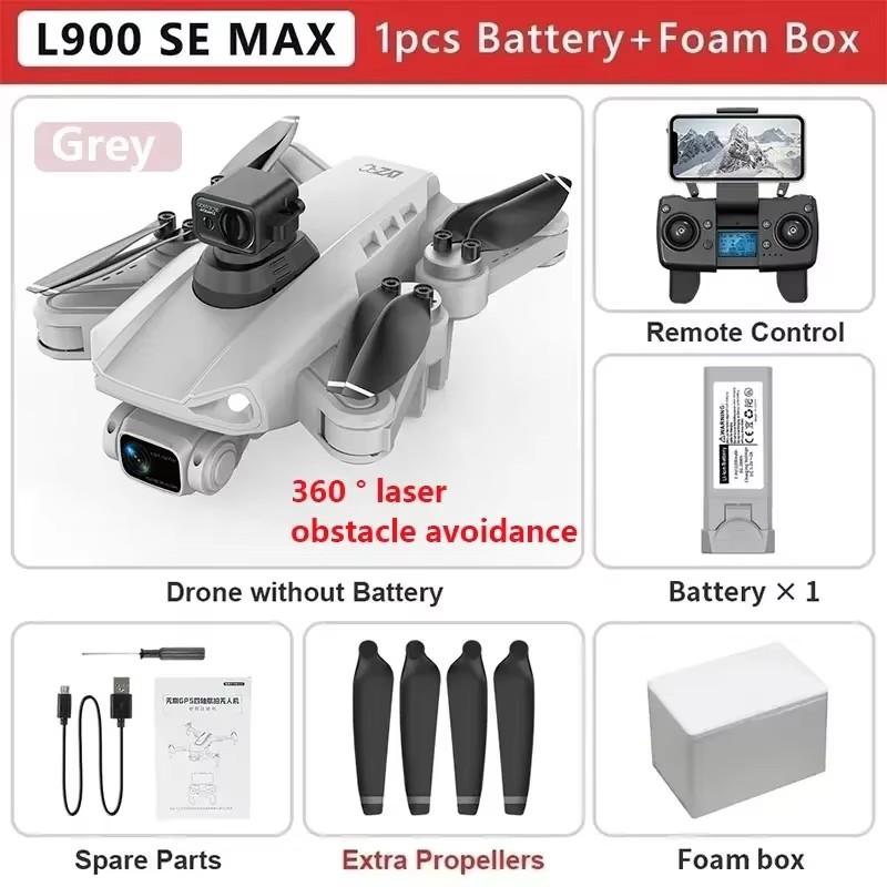 LYZRC L900 Pro SE MAX Drone 4K Professional Dual HD Camera GPS 5G WIFI 360° Obstacle Avoidance Brushless Motor Rc FPV Quadcopter