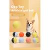Durable Dog Toy Balls, Bite-Resistant Floating Rubber Golf Ball, Interactive Chew & Fetch Toy for Small Medium Dogs