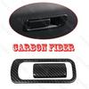 2Pcs Carbon Fiber Interior Storage Box Handle Cover Trim For Mazda 3 -2024