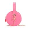Children Color Solid Cartoon Crossbody Bag Cute Design Polyester Lining Girls