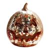 Halloween Pumpkin Decoration for Party, Glitter Light-Up Tabletop Decor