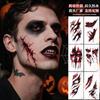 Halloween Scar Tattoos Realistic Fake Scars Temporary Wound Stickers Waterproof Face Body Makeup Party Supplies