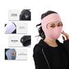 Winter Cycling Windproof Face Mask with Goggles - Breathable Fleece for Men & Women