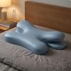 Butterfly Memory Foam Pillow Blue Ergonomic Cosmetic