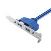 USB3.0 to 20PIN Back Panel for PC Computer Motherboard with Cable 50CM Converter USB Extend Cable Adapter for Desktop