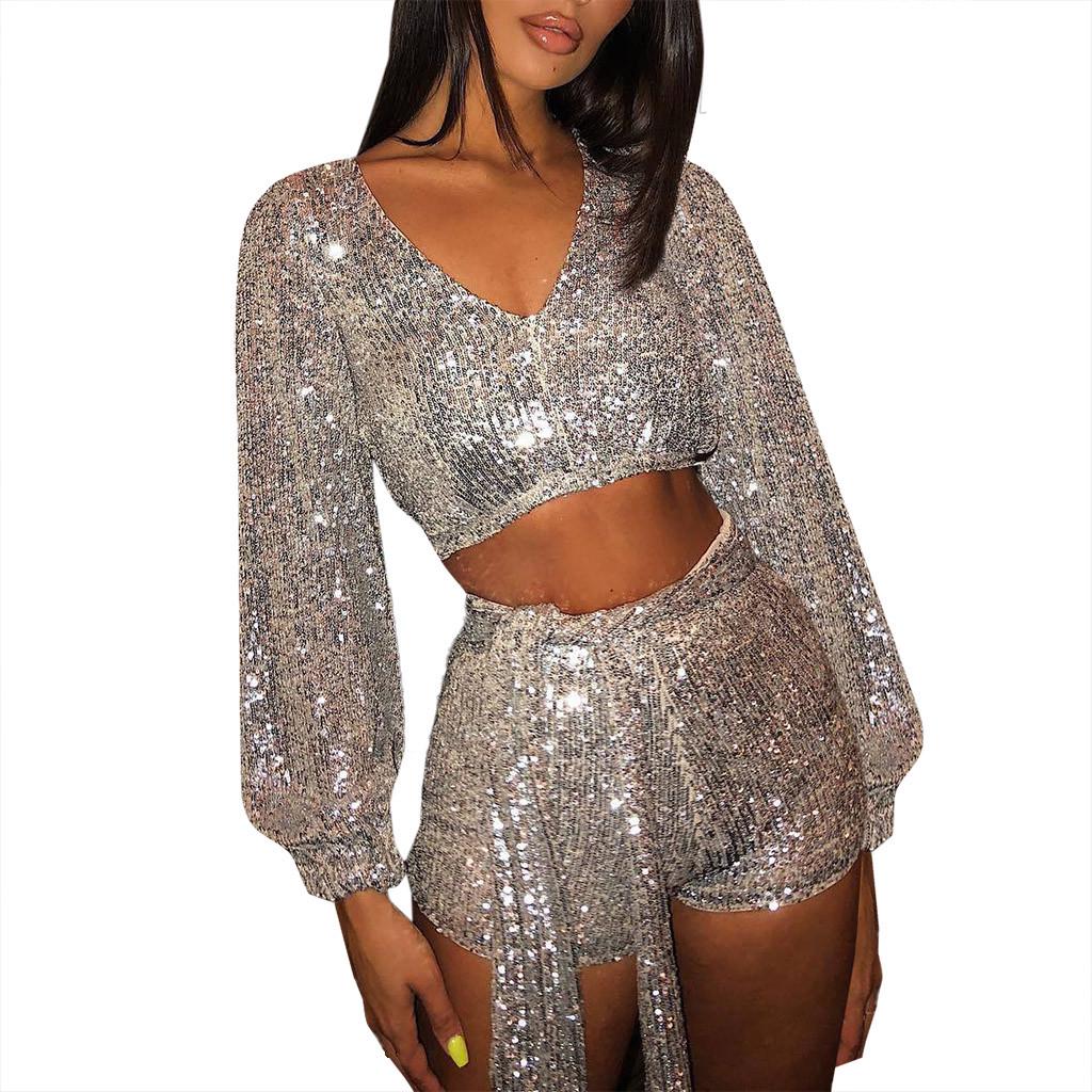 sequin outfit set