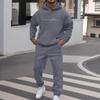 Unisex Zimní Tištěná - Podšitá Mikina a Tepláky Sada Volný Střih Sladěná Pár Tracksuit pro Volný Čas