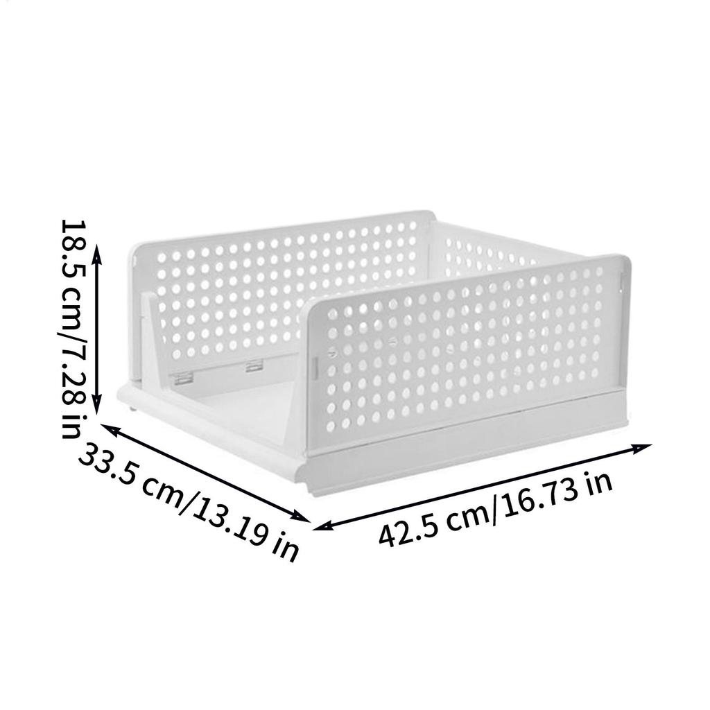 Closet Storage Bins Space-Saving Lingerie Holder Closet Organizer Drawers Stackable For Bathroom Kitchen Laundry Room Wardrobe