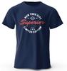 T-shirt imprimé unisexe tendance simple et coupe ample adapté à l'été et à un usage quotidien Hauts à manches courtes unisexe et pour femmes