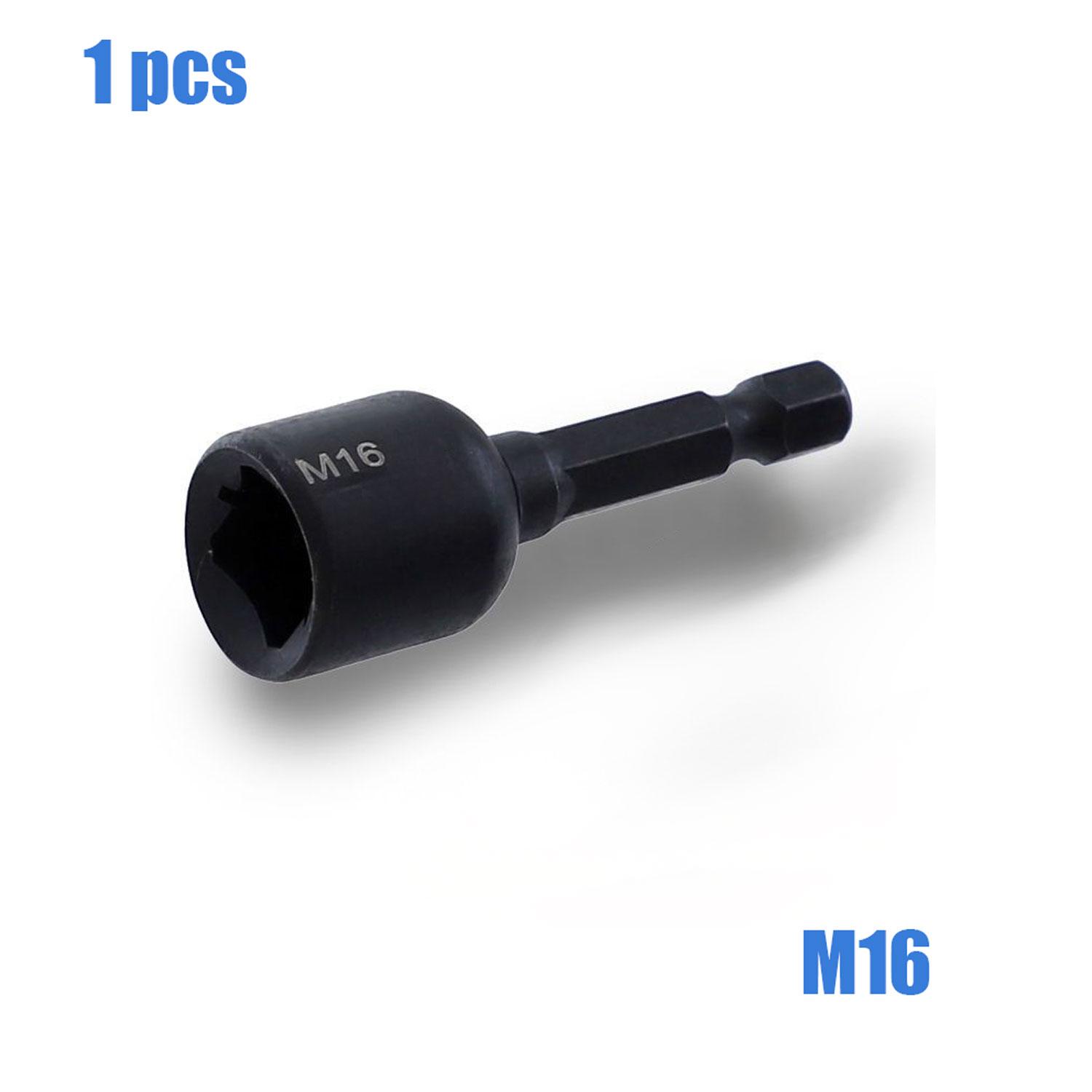 Tap Die Socket Adapter 1/4 Hex Shank Machine Screw Metric Plug Threading Tool for Electric Drill M4 M5 M6 M8 M10 M12 M16 m16
