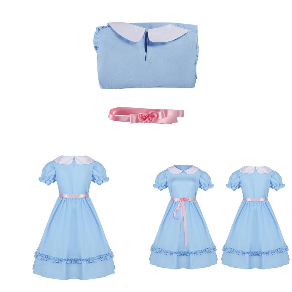 The Shining Grady Twin Daughter Cosplay Costume For Halloween Party And Stage Performance