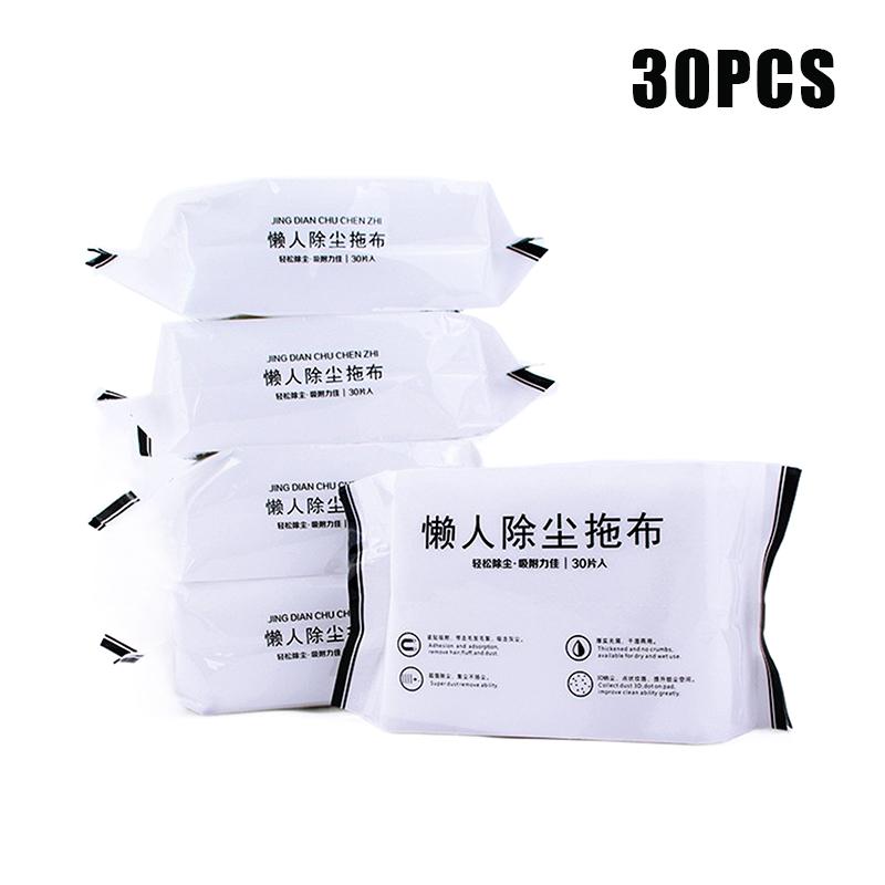 

30/100 шт. Бумага для удаления пыли Одноразовая бытовая ткань для удаления пыли Электростатическая насадка для швабры Принадлежности для чистки пола из напольной плитки 30PCS