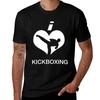 I Love Kickboxing Tshirt Nonshrink Basic Cotton Tshirt