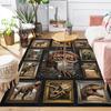 Dinosaur Collection Pattern Rug Floor Mat for Living Room or Bedroom Soft and Comfortable Carpet a Gift for Birthday and Holiday.