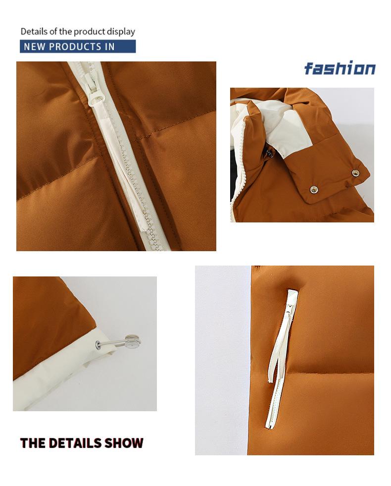 Men's Korean Style Hooded Thickened Cotton Vest for Autumn/Winter - Trendy, Warm Youth Outerwear.
