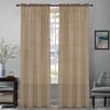Simple Curtain Fabric Finished Product, Linen Plain Curtain, Living Room Bedroom Blackout Curtain Finished Product