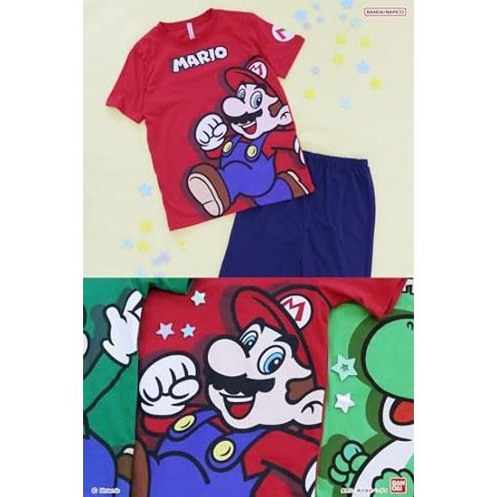 Kaitakufamily Super Mario Kids Pajamas Short Sleeve Half Pants Summer