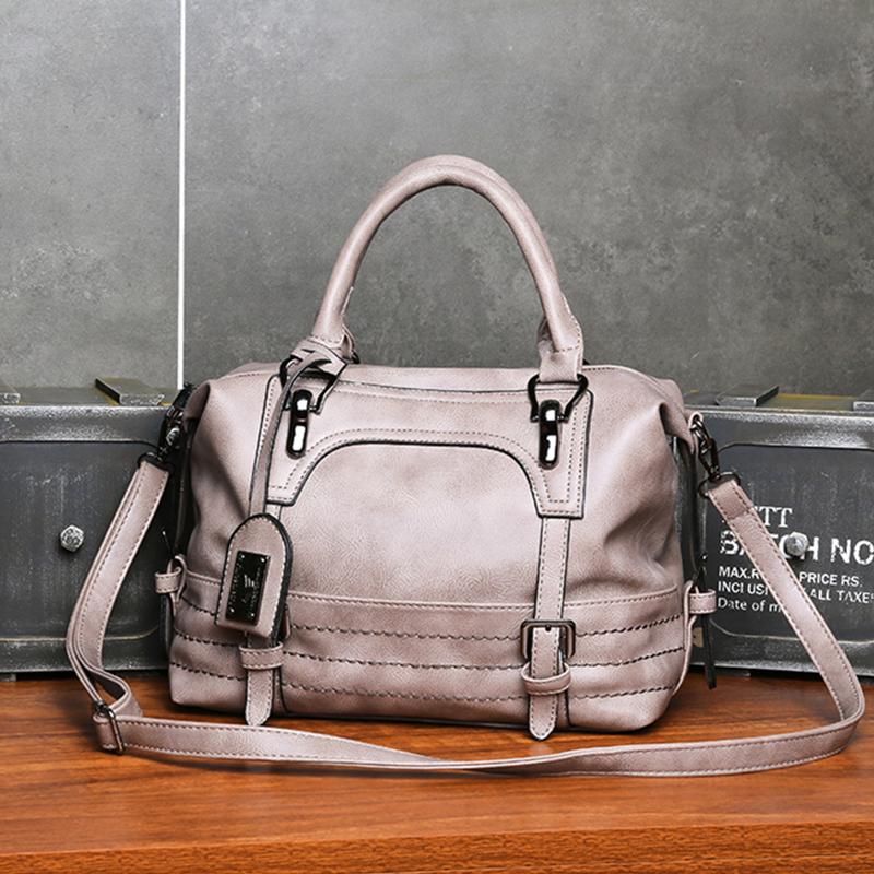 Desinvolte Women's Bag 2024 New Women's Crossbody Bag Solid Color Oil Leather Simple And Exquisite Large Capacity Suitable For Travel