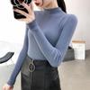 Women's Ruffle Half High Neck Long Sleeve Sweater - Early Spring & Autumn Style