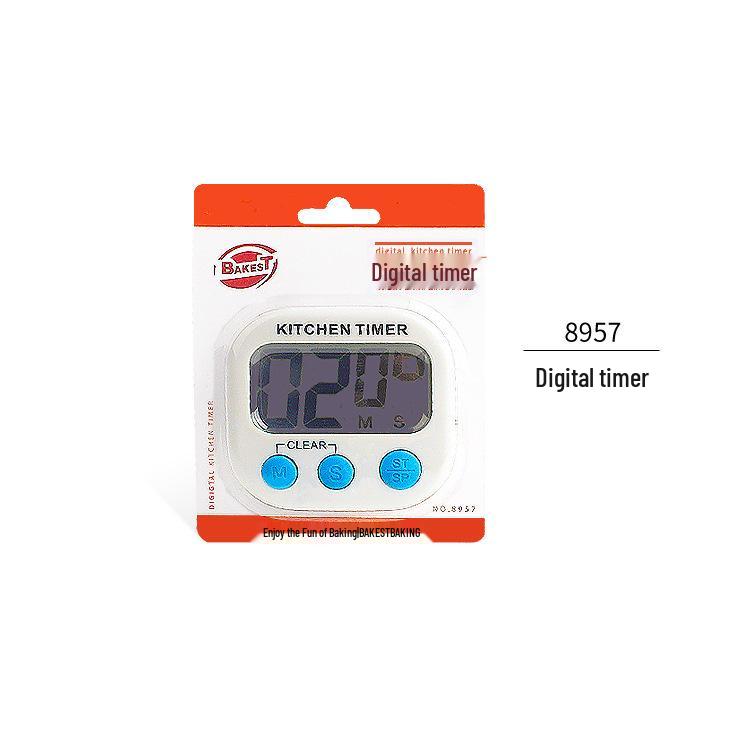 

Large Volume Electronic Kitchen Timer & Study Alarm Clock - Perfect for Baking and Self-Discipline