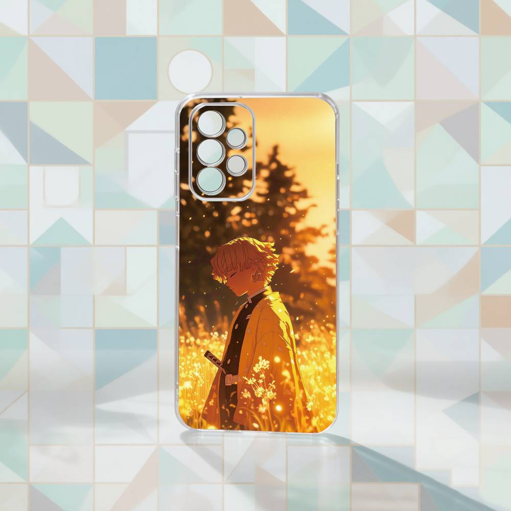 Demon Agatsuma Zenitsu Phone Case For Samsung S25,S24,S21,S22,S23,S30,Ultra,S20,Plus,Fe Transparent Cover Samsung S25