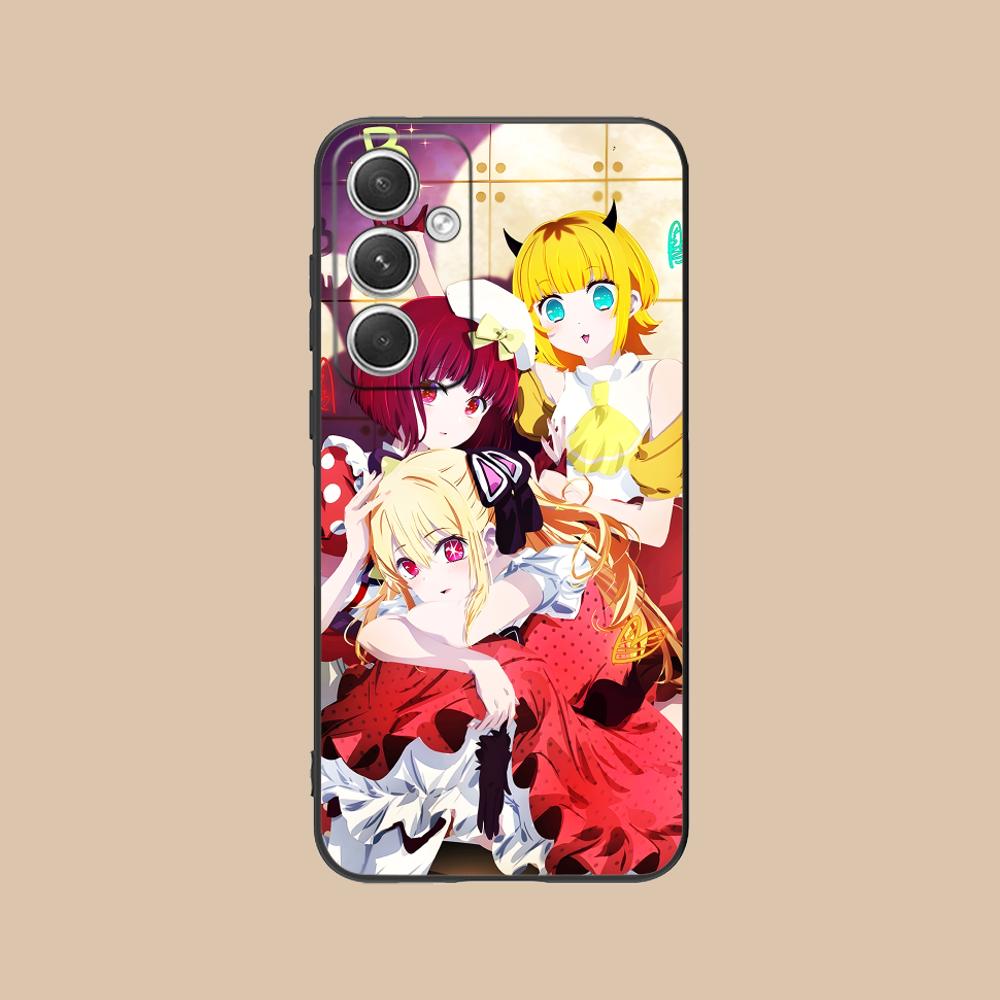 Oshi no ko B-Komachi Phone Case for Samsung Galaxy S25 S24 S23 S22 S21 S20 Note20 Plus FE Ultra Colour Protective Cover Pretty