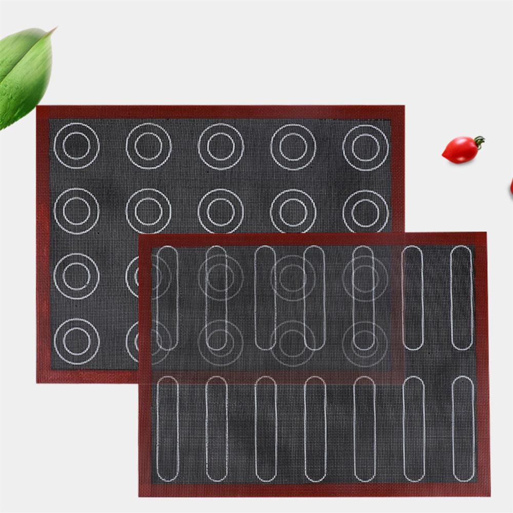 Silicone Baking Mat Heat Resistant Multifunction Silicone Popular Rectangle Highest Rating Great For Making Pastry Baking Mat