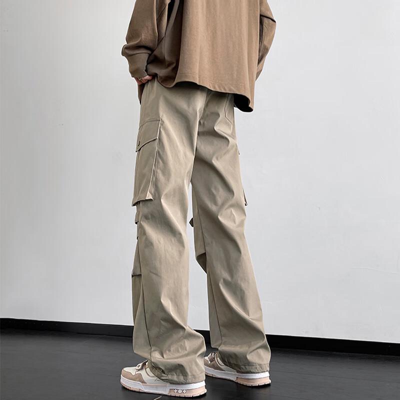 Men's High-Street Techwear Straight Leg Cargo Pants