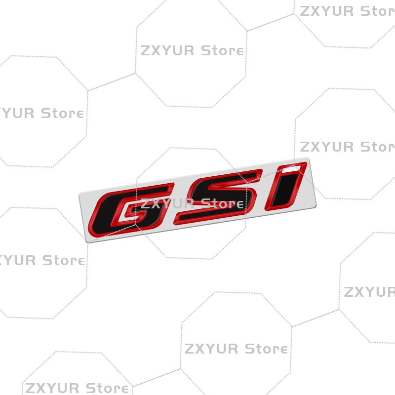 Metal GSI Emblem Car Sticker Letter Badge Decal Body Rear Trunk Decor For Opel Vauxhall Corsa Astra Insignia Meriva Adam Rocks