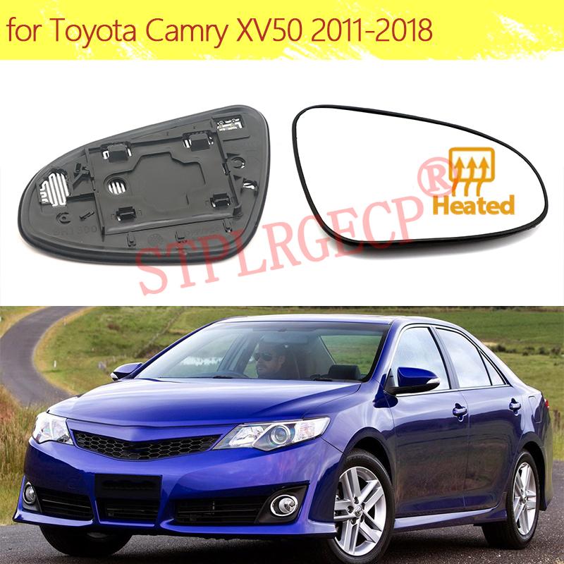 Auto Car Left Right Hand Side Door Wing Reaview Mirror Glass Heated Replacement for Toyota Camry XV50 2011-2018 LH RH