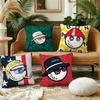 Fashion Sport MMalbon Golf Cushion Cover Plush Fabric Soft Double Sided Print Sofa Cushion Cover Throw Pillow Covers