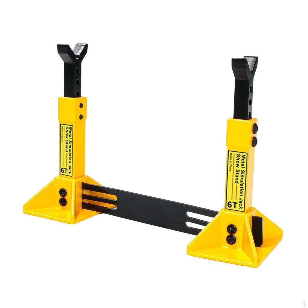 RC Car Jack Stand Diorama Display, Micro Landscape Decor, Photo Props, Miniature Model for 1/18 1/12