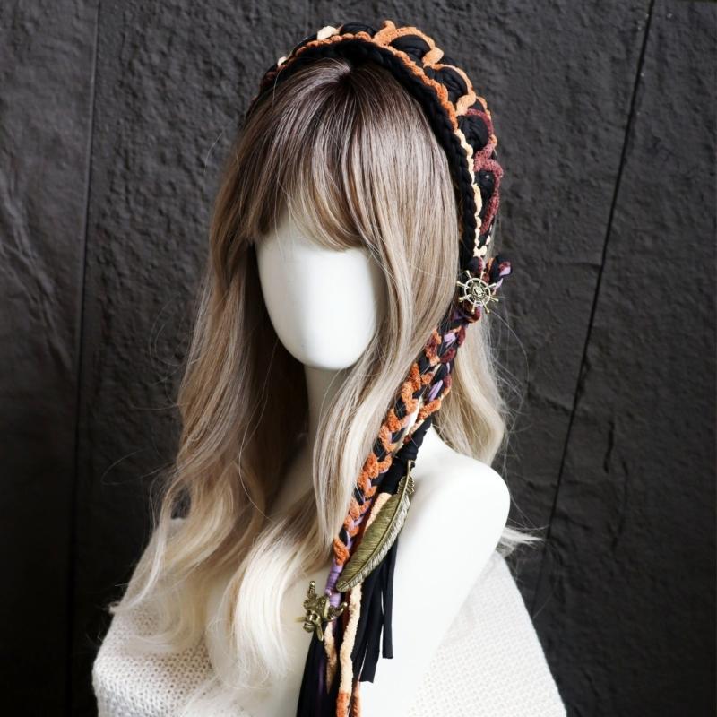 Elegant Knitted Tassels Hairband Adjustable Soft Headwrap For Ladies Daily Use Party Or Vacation Outfits