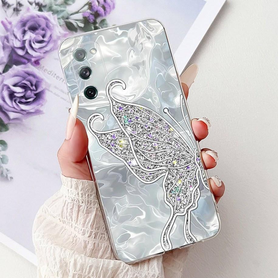 For Samsung Galaxy S20 FE Case SM-G780F S20FE Cover Popular Flower Soft Silicone Cases For Samsung S20 Fan Edition S20Lite Funda