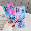 Stitch Clear Case für Samsung Galaxy A57 A37 A56 5G A36 Cases A55 A54 A35 A26 A07 A17 A16 A06 A34 A15 Stoßfeste Hülle Schmetterling