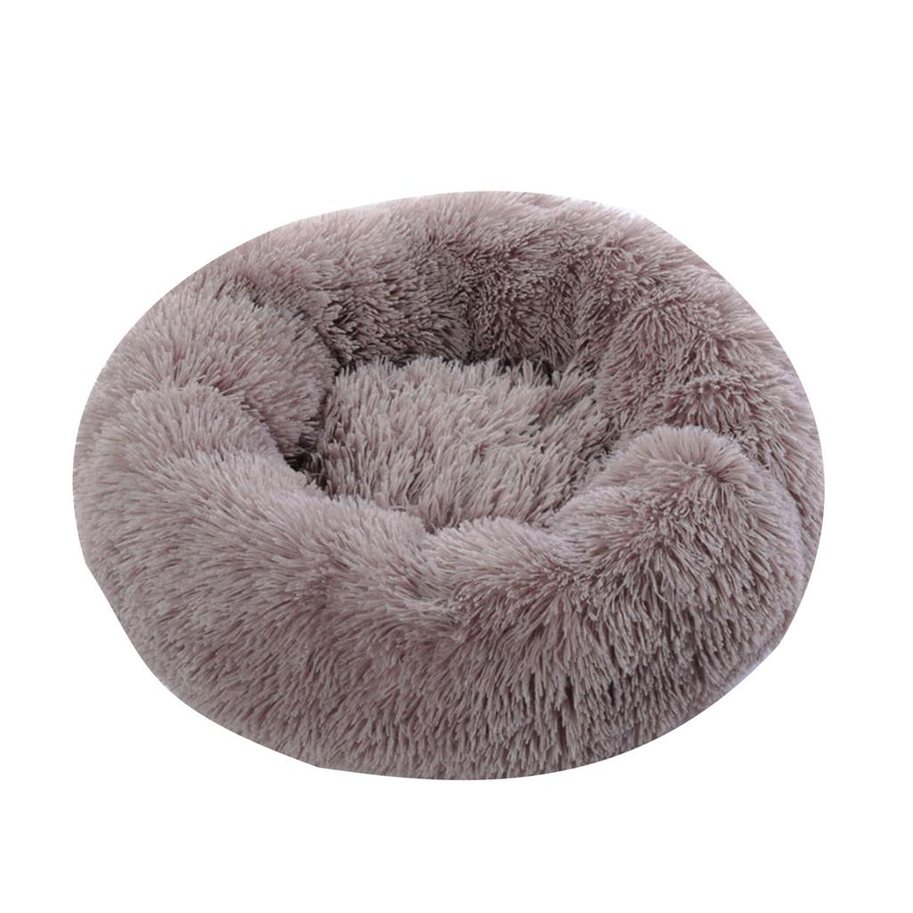 Cat Cushions Bed Multiple Size and Color Winter Soft Round Sofa Bed Cat Bed for Indoor Cat Furry Sofa
