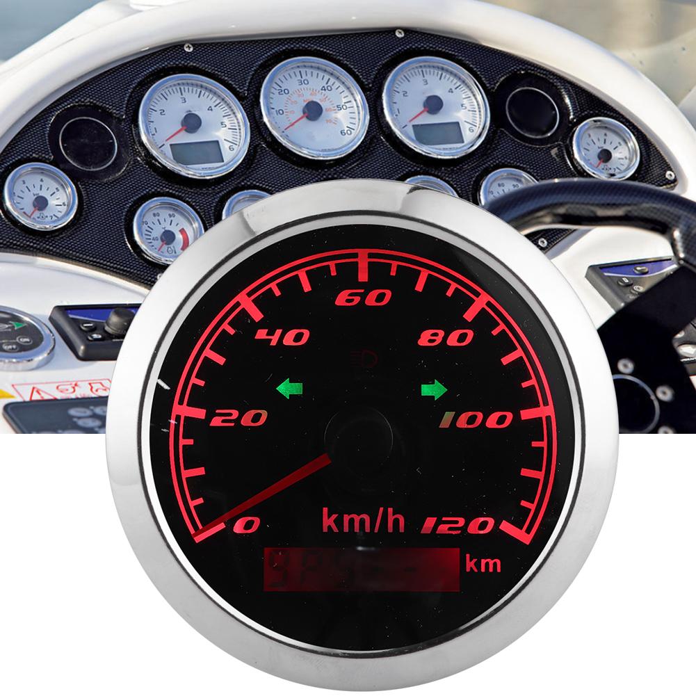 932V 3.3in GPS Speedometer 120Km H IP67 Waterproof AntiFog Gauge for Car Motorcycle
