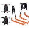 Heavy Duty Wall Mount Iron Hook Anti-Slip Garage Organizer Hanger for Bicycle Ladder Yard Tool Storage