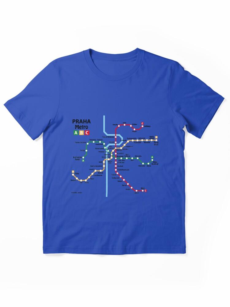 Metro PRAGUE metro network Essential T-Shirt