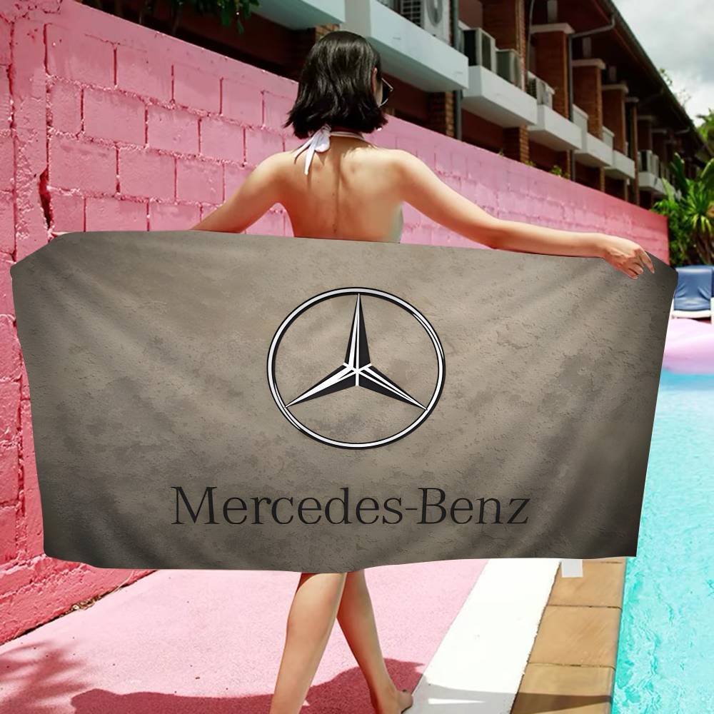 M-Mercedes-B-benz Big Microfiber Beach Towels Quick Dry Towel Sand Beach Towels Pool Towel for Travel Swim Pool Yoga PI8
