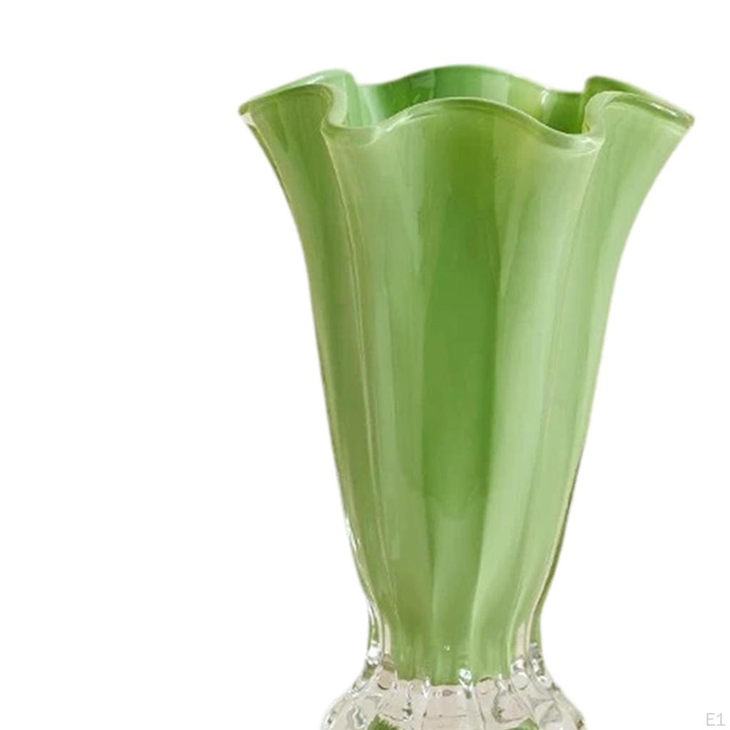 Vase Desktop Ornament Decor Flower Holder Simple Figurine Pot Flowerpot for Restaurant Living