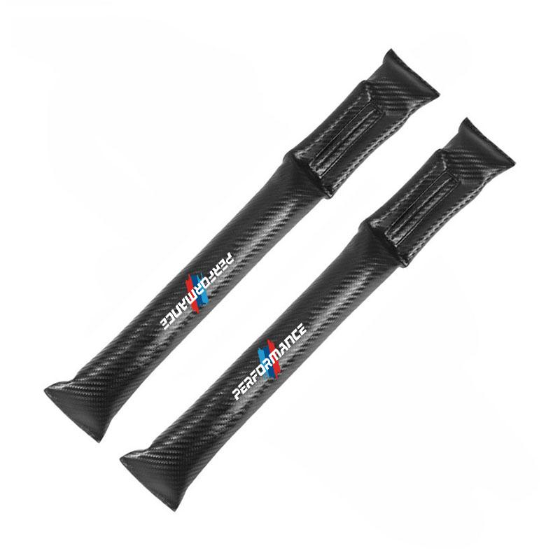 EUCQ6 2Pcs Car Seat Gap Filler Strip Soft Pads Leather Auto Accessories For BMW E46 E90 E60 F30 F10 E39 E36 F20 G30 G20 X3 X4 X5 X6 X7