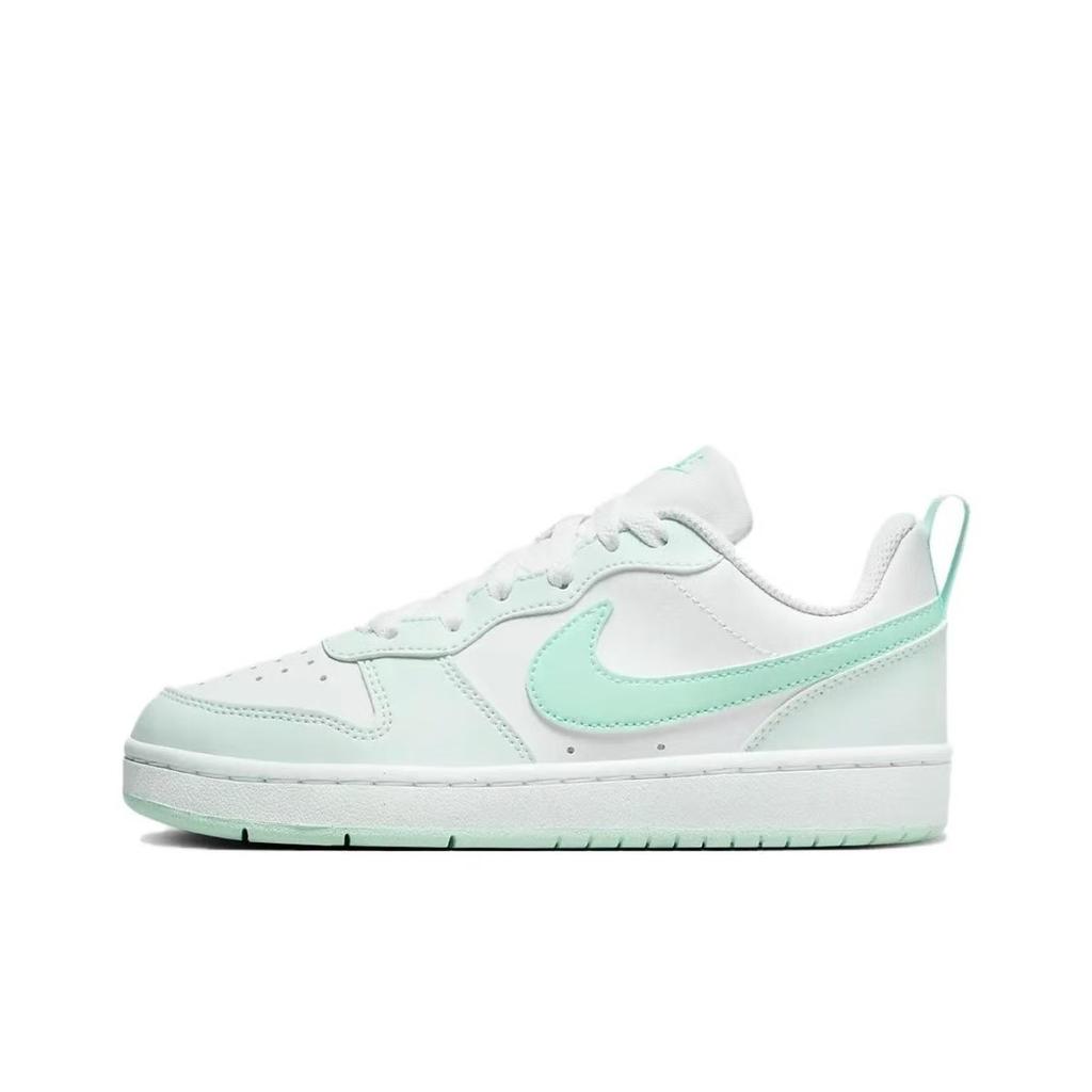 Nike Court Borough Mint Peach Synthetic Leather Abrasion Resistant Slip Resistant Low Top Skateboard Shoes Women's FZ3539-100(Team1887-)