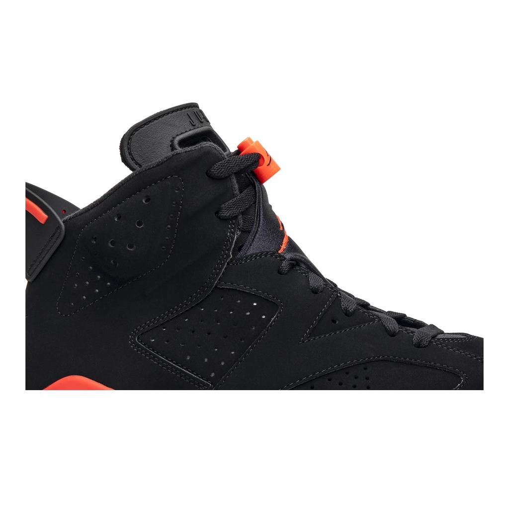 Air Jordan 6 Retro 'Infrared' 2019 (Unisex) Black / Infrared 23-Black Vintage Basketball Shoes 384664 060