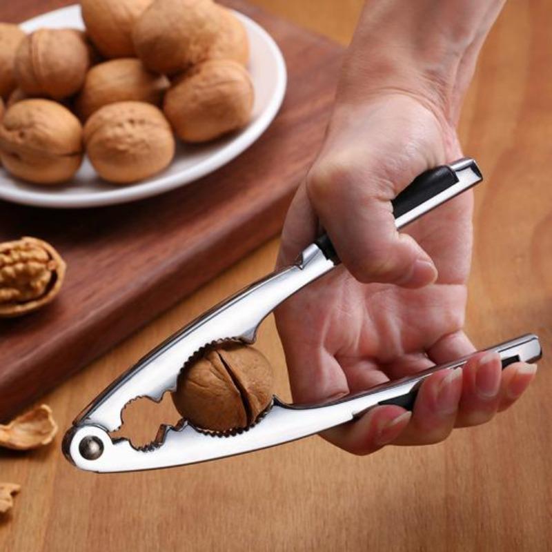 Walnotenkraker Robuuste notenkraker van zinklegering Ergonomisch ontwerp Moerenopener voor thuis