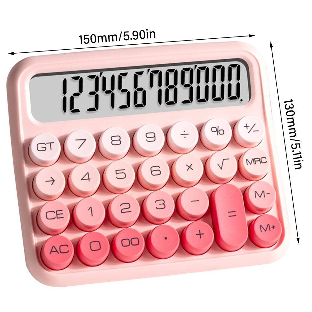 Silent Students Calculator Mechanical Keyboard Math Calculator For Home Office