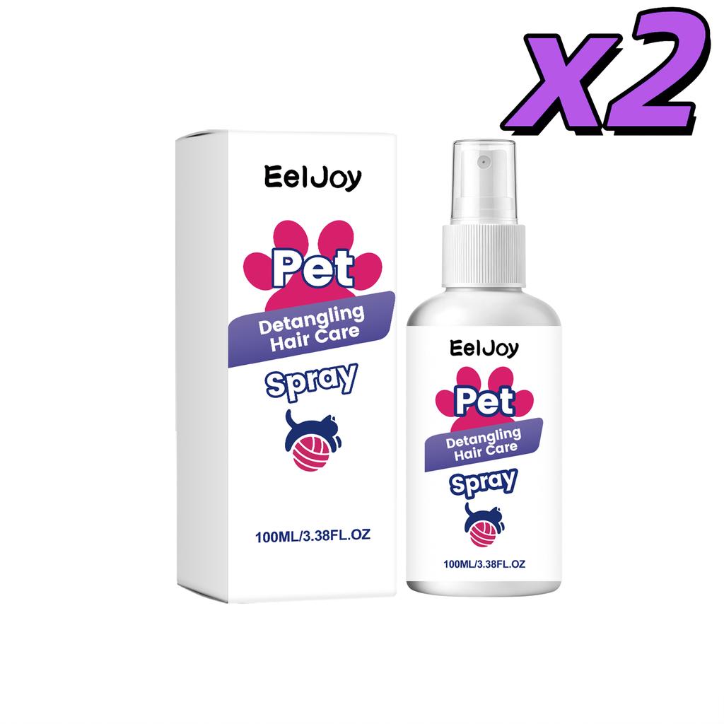 Pet Detangling Spray Hair Conditioner Leave-In Anti Static Dematting Soften Coat for All Hair Types Dog Cat Care Grooming Spray